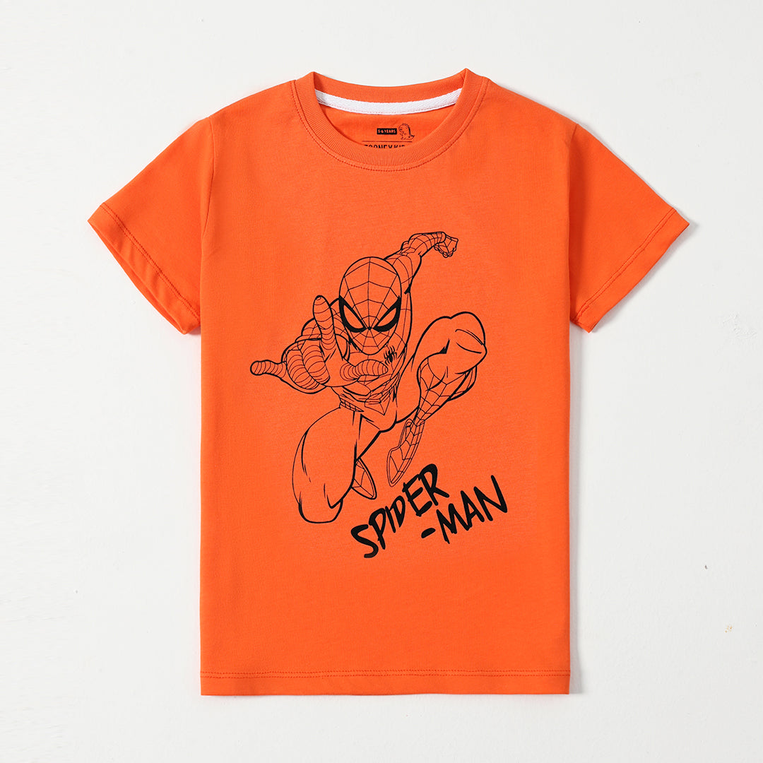 Spiderman Orange T-shirt