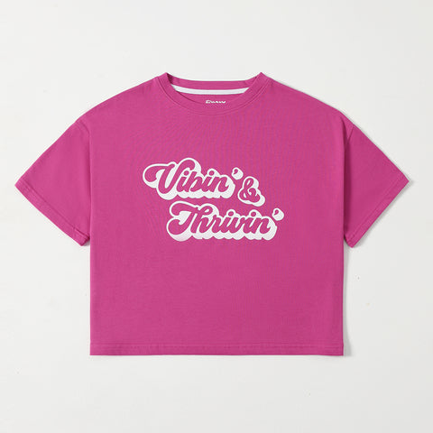 Vibin & Thrivin Boxy Tee