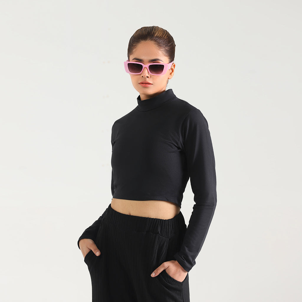 Black Turtle Neck Women - Tooney Teez