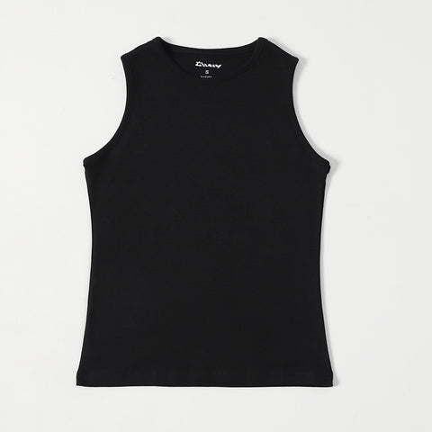 Black Ribbed Tanktop