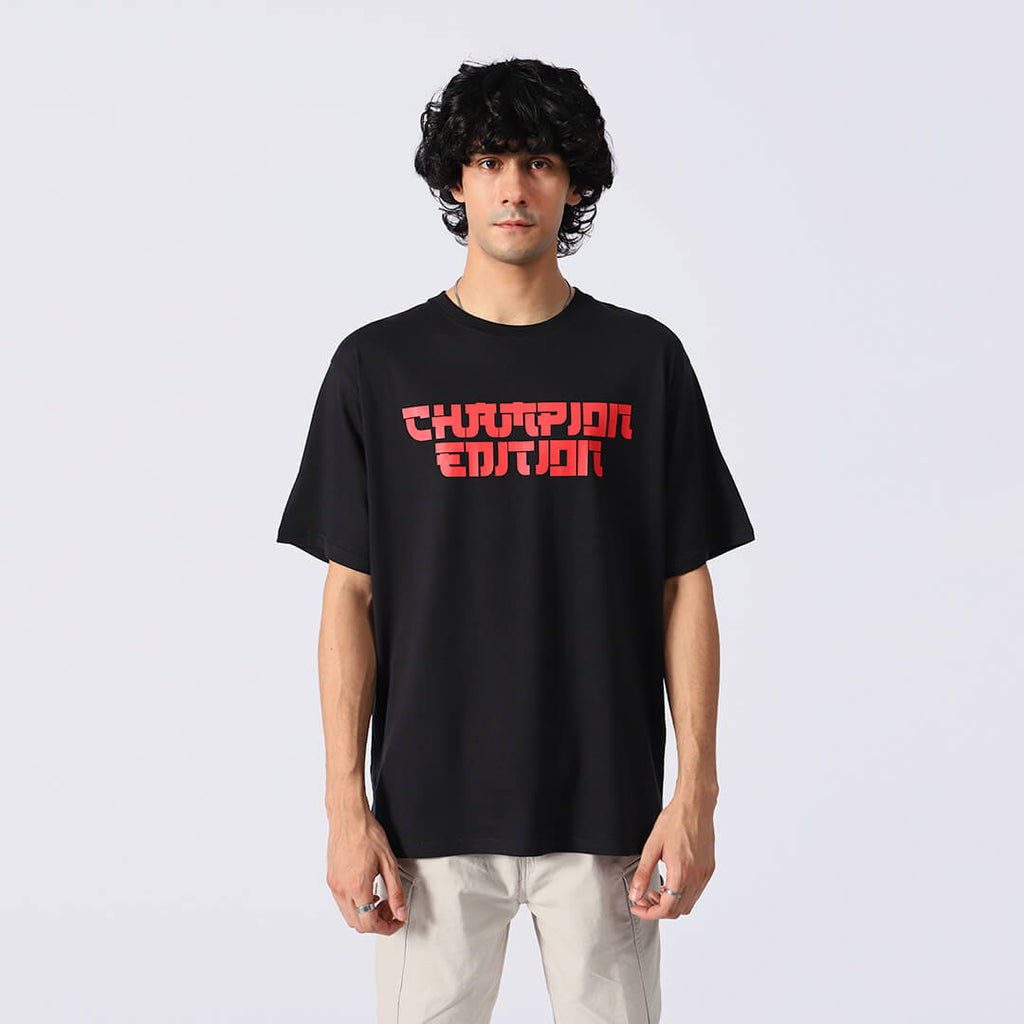 SF Champion Edition Oversized T-shirt Black – Tooney Teez