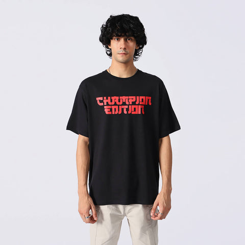 SF Champion Edition Oversized T-shirt Black