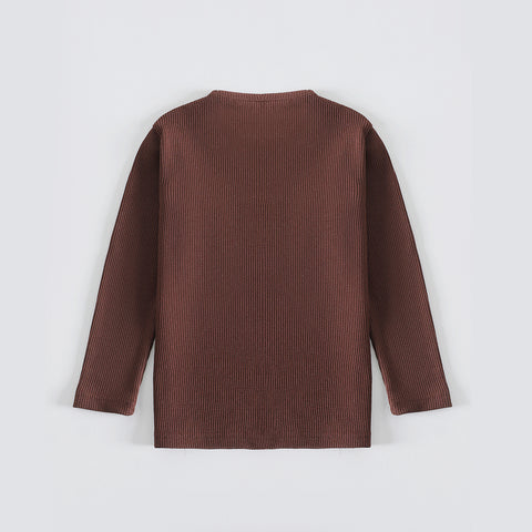 Brown Thermal Full Sleeve Tee