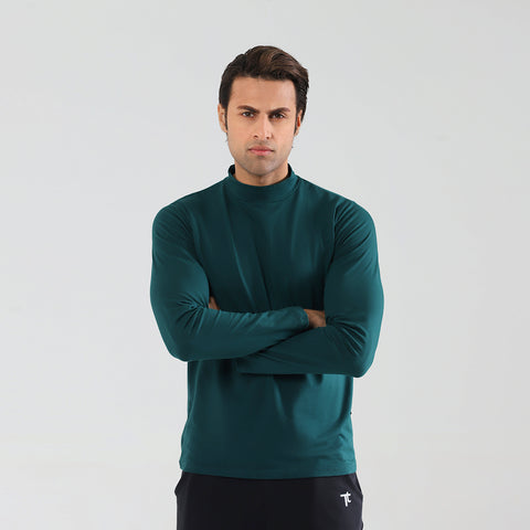 Forest Green Turtle Neck Mens
