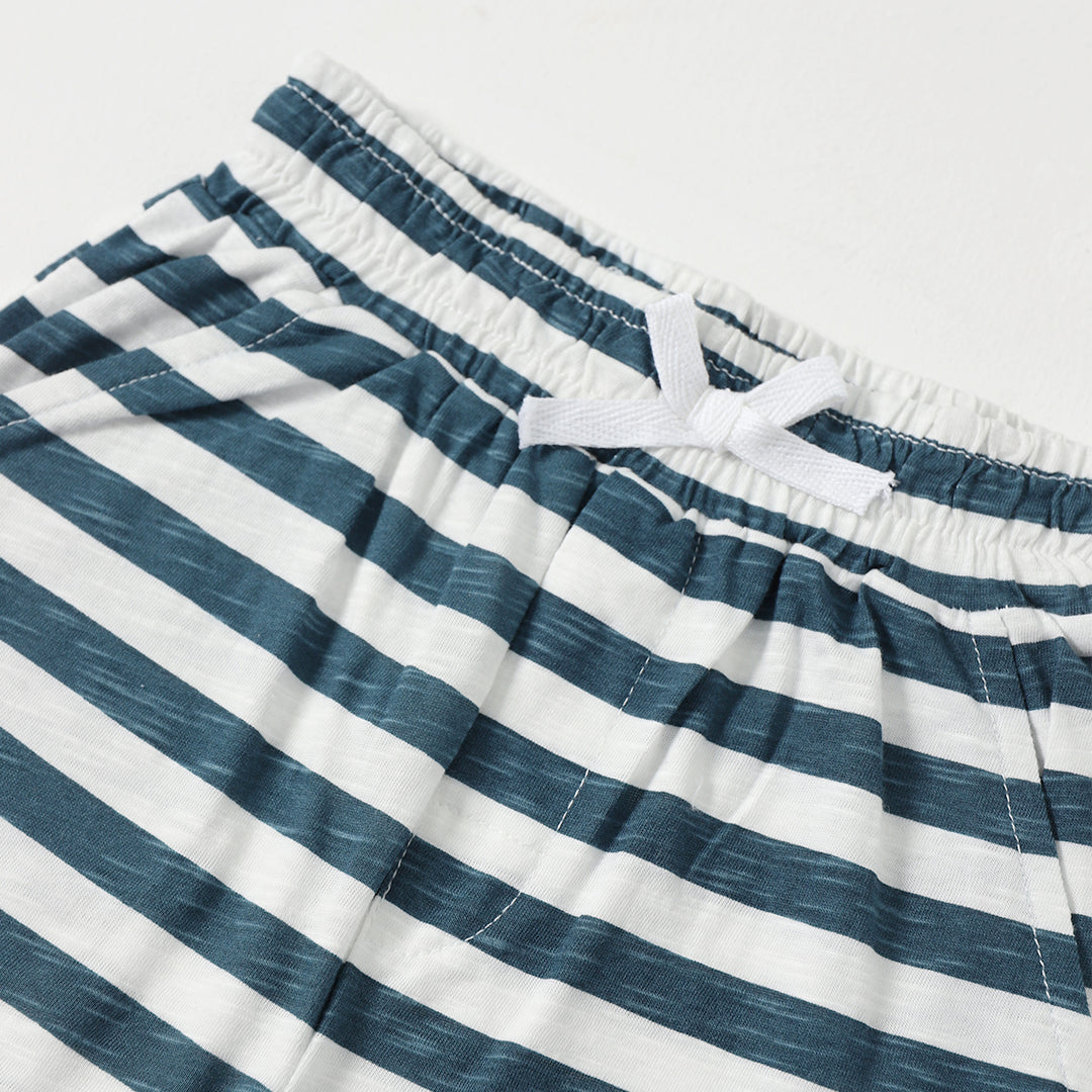 Stripe Slub Shorts
