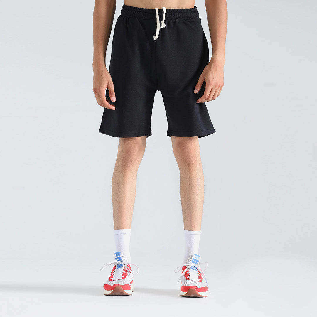 Black Relax Fit Shorts