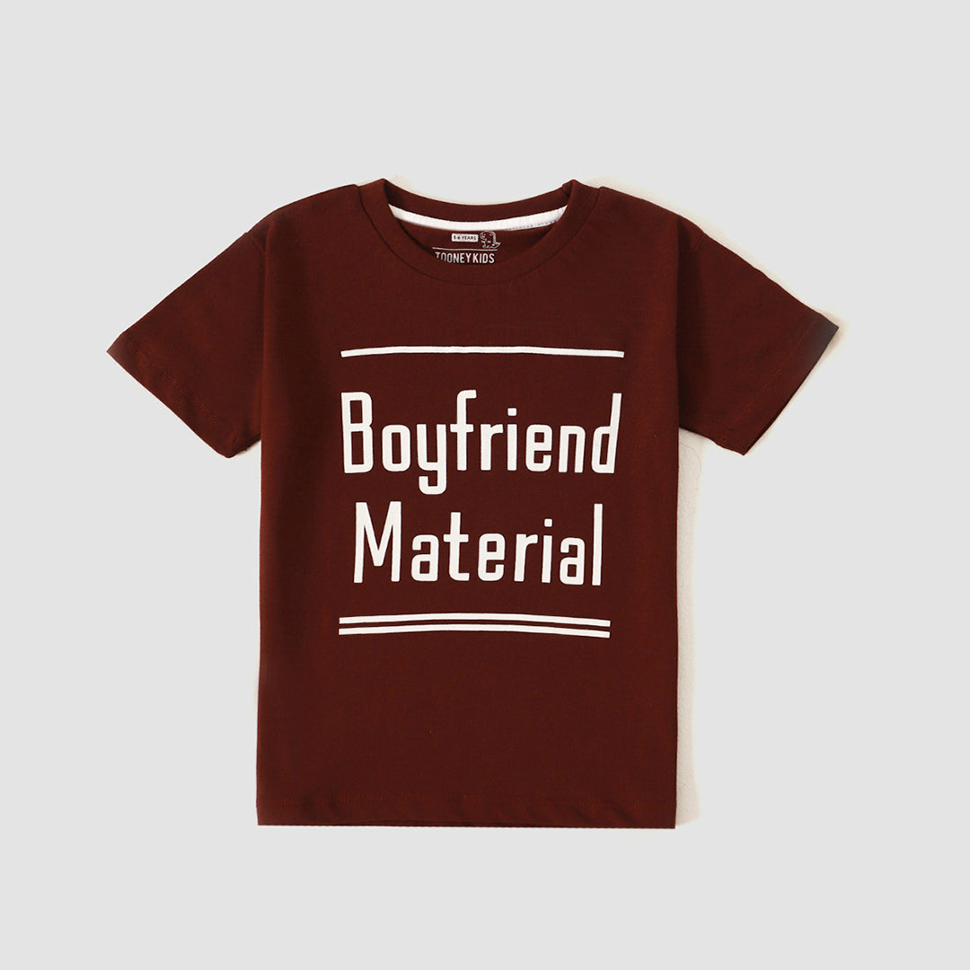 BOY'FRIEND MATERIAL T-shirt