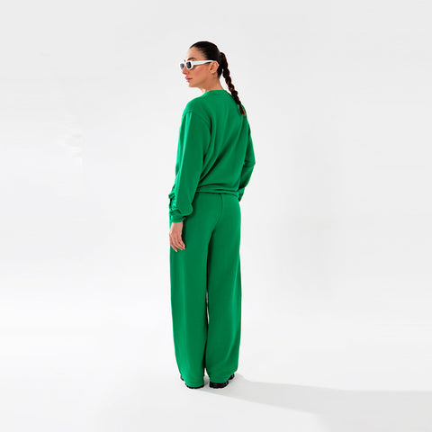 Relax Fit Green Sweatshirt
