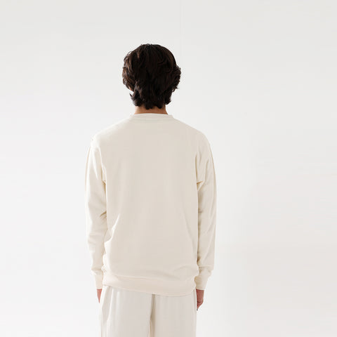 Relax Fit Off White Sweatshirt