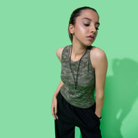 Camo Ribbed Tanktop